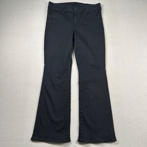 American Eagle Jeans Womens 14 Kick Boot Mid Rise Black Flare Stretch